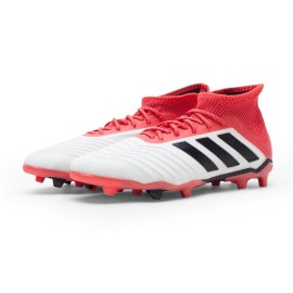 Adidas Predator 181 Fg J Blackwhitered Soccer Shoes 6