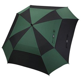 G4Free Extra Large Golf Umbrella 62/68 Inch Vented Square Umbrella Windproof Auto Open Double Canopy Oversized Stick Umbrella