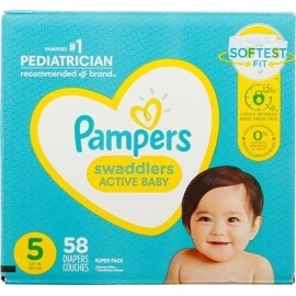 Pampers Swaddlers Active Baby Diaper Size 5 58 Count