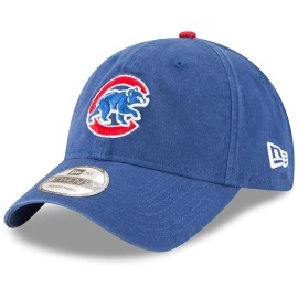 New Era Replica Core Classic Twill 9Twenty Adjustable Hat Cap (Chicago Cubs (Alternate)) Blue