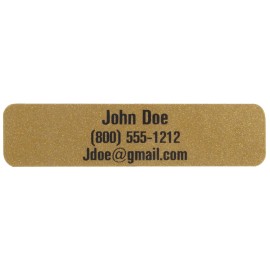 Golf Club Labels - Custom Labels - 24 Classy Golf Valet Labels for Golf Club ID Identification Tags, Golf Shaft Labels, Tools & More - Weatherproof, Fade Resistant Golf Labels Personalized Labels