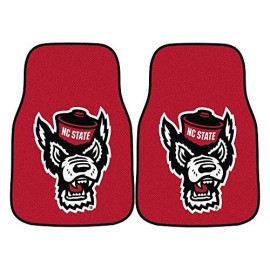 Fanmats Ncaa North Carolina State Wolfpack North Carolina State University2-Pc Carpet Car Mat Set, Team Color, One Size