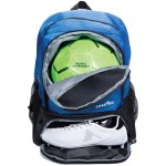 Athletico Youth Soccer Bag - Soccer Backpack & Bags For Basketball, Volleyball & Football Includes Separate Cleat And Ball Compartment (Black)