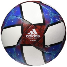 Adidas Mls Top Capitano Soccer Ball Whiteblackfootball Blueactive Red 3