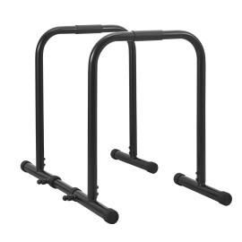 Relife Rebuild Your Life Dip Station Functional Heavy Duty Dip Stands Fitness Workout Dip Bar Station Stabilizer Parallette Push Up Stand (Black)