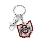 Ncaa Ohio State Buckeyes Heavyweight Home State Design Keychain