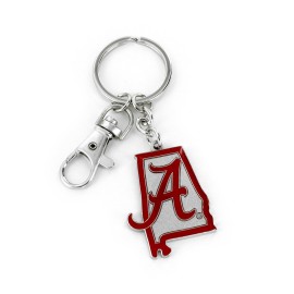 Ncaa Oklahoma Sooners Heavyweight Home State Design Keychain