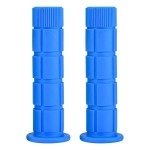 Saplize Bike Handlebar Grips, For Kids Girls Boys Bikes, Balance Bikes, Road Bikes And Scooters, Length 49, Blue