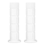 Saplize Bike Handlebar Grips, For Kids Girls Boys Bikes, Balance Bikes, Road Bikes And Scooters, Length 49, White