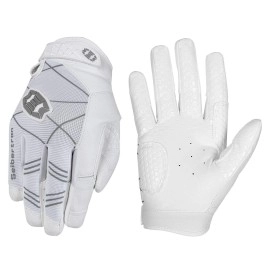 Seibertron B-A-R Pro 2.0 Signature Baseball/Softball Batting Gloves Super Grip Finger Fit For Adult White Xs