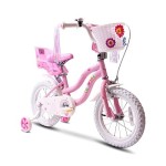 Coewske Kid'S Bike Steel Frame Children Bicycle Little Princess Style 16 Inch With Training Wheel (16