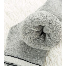 ADFOLF Mens Warm Wool Socks Thick Winter Thermal Stripe Wool Crew Socks (Mix_2,stripeB)