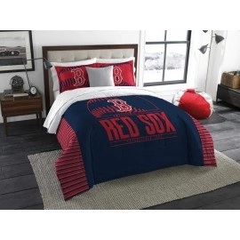The Northwest Company Boston Red Sox Mlb King Comforter Set (Grand Slam Series) (102 X 86)