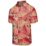 San Francisco 49Ers Nfl Mens Hawaiian Button Up Shirt - S