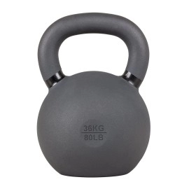 Lifeline Kettlebell Weight For Whole-Body Strength Training 36 Kg80 Lb - Black