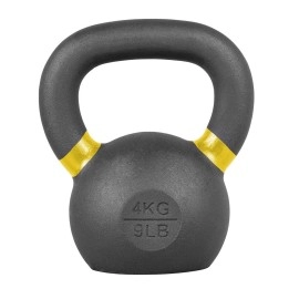 Lifeline Kettlebell Weight For Whole-Body Strength Training 4 Kg/8.8 Lb - Pale Yellow