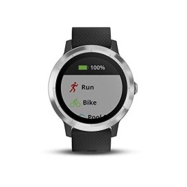 Garmin Vivoactive 3 Gps Smartwatch With Built-In Sports Apps - Black/Silver (Renewed)