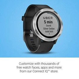 Garmin Vivoactive 3 Gps Smartwatch With Built-In Sports Apps - Black/Silver (Renewed)