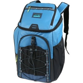 Arctic Zone Titan Guide Series 30 Can Backpack Cooler, Blue (1739Ila18001)