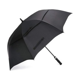 Prospo Golf Umbrella 62 Inch Large Auto-Open Windproof Oversized Stick Vented Umbrellas Black