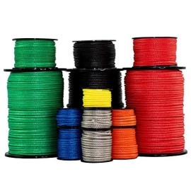 Sgt Knots Hollow Braid Dyneema Rope For Arborists, Boating, Camping, Crafting, Cord, Indoor And Outdoor, Lifting Slings And More (18, 100Ft, Red)