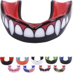 Oral Mart Vampire Fangs Sports Mouth Guard - Adult Sports Mouth Guard For Karate, Boxing, Sparring, Football, Field Hockey, Bjj, Muay Thai,Soccer, Rugby, Martial Arts