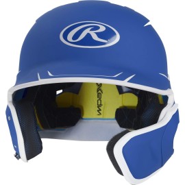 Rawlings Machextr-R7W7-Jr 2019 Mach Baseball Batting Helmet, Royalwhite