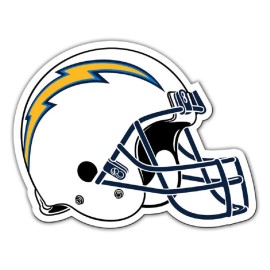 NFL Los Angeles Chargers Vinyl Magnet, Team Colors, one Size