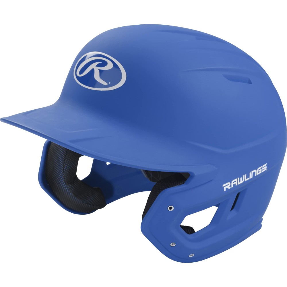 Rawlings Mach-R7-Jr 2019 Mach Baseball Batting Helmet, Matte Royal