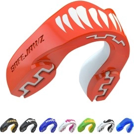 Safejawz Mouthguard Slim Fit, Adults And Junior Mouth Guard With Case For Boxing, Basketball, Lacrosse, Football, Mma, Martial Arts, Hockey And All Contact Sports