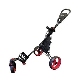Ram Golf Push/Pull 3-Wheel Golf Cart With 360 Degree Rotating Front Wheel For Ultimate Agility
