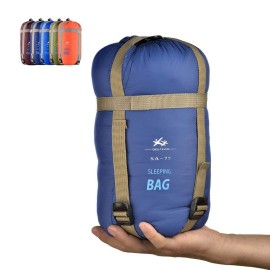 Besteam Warm Weather Sleeping Bag - Portable, Waterproof, Compact Lightweight, Packable With Compression Sack For Camping Backpacking Hiking, For Kids, Teens Adults - Spring Summer Fall(Dark Blue)