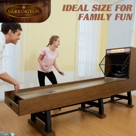 Barrington Billiards Roll and Score Game Set, 10' - Vintage Games for Arcades, Fairs, Carnivals, Rec Rooms, Playrooms, Bars - Speedball Bowling Machine with LED Lights and Electronic Scorer