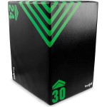 Yes4All 3 In 1 Foam Plyometric Jump Box Jump Training & Conditioning-Plyo Jump Box For Jump Training Fitness Workout Exercise, Green