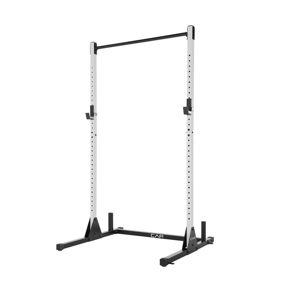 Cap Barbell Fm-905Q Color Series Power Rack Exercise Stand, White