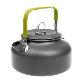 Docooler Camping Kettle - 0.8L Portable Ultra-Light Outdoor Hiking Camping Picnic Water Kettle, Teapot, Coffee Pot - Compact, Quick-Heat & Anti-Scalding