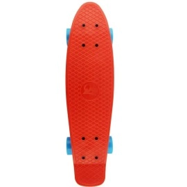 Skateboards Children 22 Inch Complete Mini Criuser Kids Skateboard Toddler Board For Boys Girl Youth Beginners Teenagers Board Adults Patinetas Dog (Red Blue)