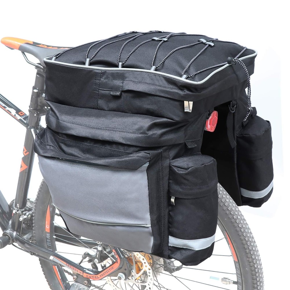 Cofit Bike Trunk Bag 25L68L, Extensive Large Capacity Bicycle Rear Seat Pannier As Commuter Bag Luggage Carrier
