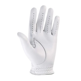 FootJoy Men's StaSof Golf Glove White Large, Worn on Right Hand