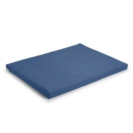 Basaho Zabuton Meditation Mat Certified Organic Cotton Meditation Floor Mat Yoga Meditation Mat Padded With Recycled Fibre Filling Machine Washable Cover Square Meditation Mat (Dusty Blue)