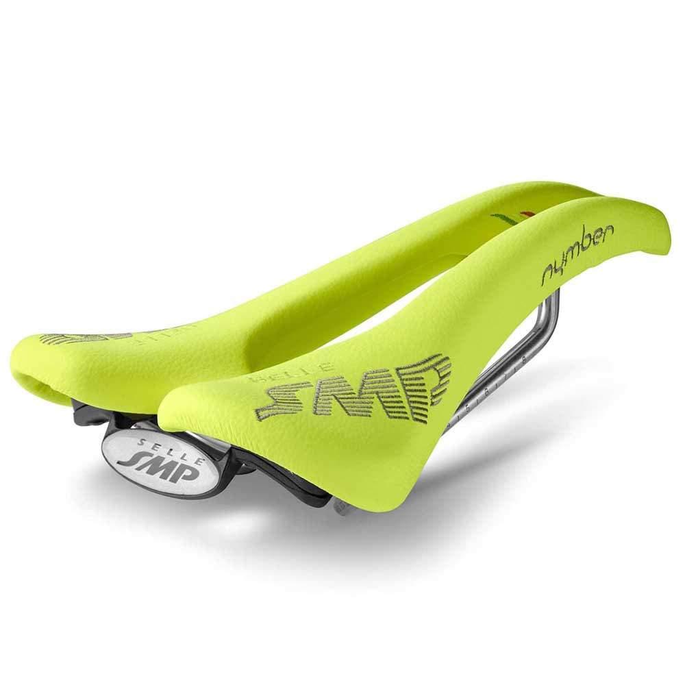 Smp Bicycle Saddle 4Bike Nymber With Frame No Kind, Neon Yellow, M, L, Xl