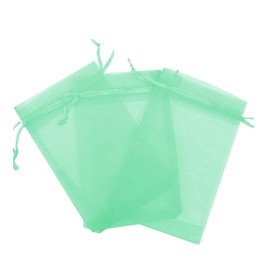 150 Pcs Mint Green 3X4 Sheer Drawstring Organza Bags Jewelry Pouches Wedding Party Favor Gift Bags Gift Bags Candy Bags Kyezi Design And Craft]