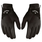 Callaway Golf Womens Thermal Grip, Cold Weather Golf Gloves, Black, Medium, 1 Pair, (Left And Right)