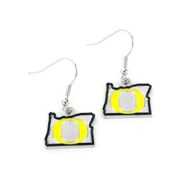 Aminco NCAA Oregon Ducks Home State Earrings