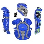 All-Star System 7 Axis Intermediate Baseball Catchers Set, Royal, Intermediate