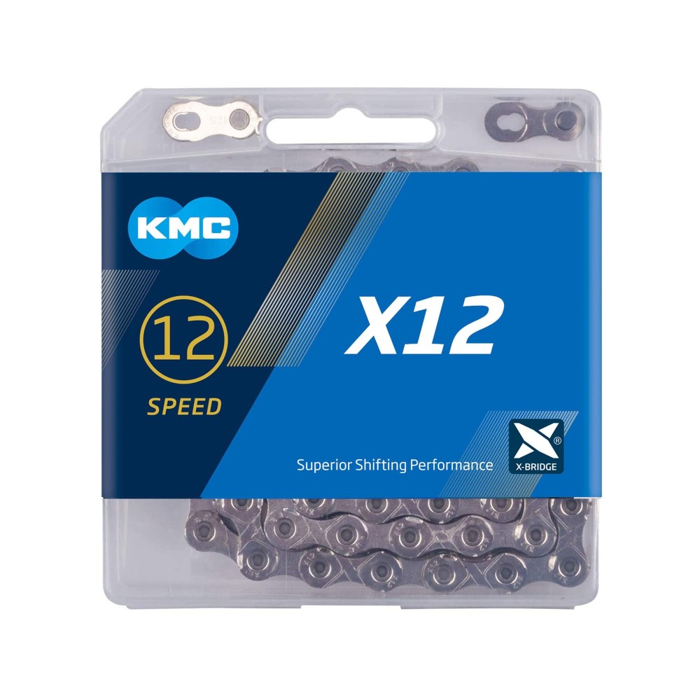 Kmc Unisex Adult X12 Chain X12 Chain - Silver, 12A X 11128A