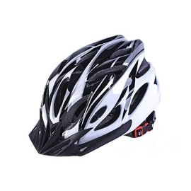 Adult Cycling Bike Helmet,Lightweight Unisex Bike Helmet,Premium Quality Airflow Bike Helmet (Black&White)