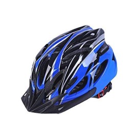 Adult Cycling Bike Helmet,Lightweight Unisex Bike Helmet,Premium Quality Airflow Bike Helmet (Blue&Black)