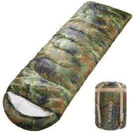 Farland Sleeping Bags 20? For Adults Teens Kids With Compression Sack Portable And Lightweight For 3-4 Season Camping, Hiking,Waterproof, Backpacking And Outdoors