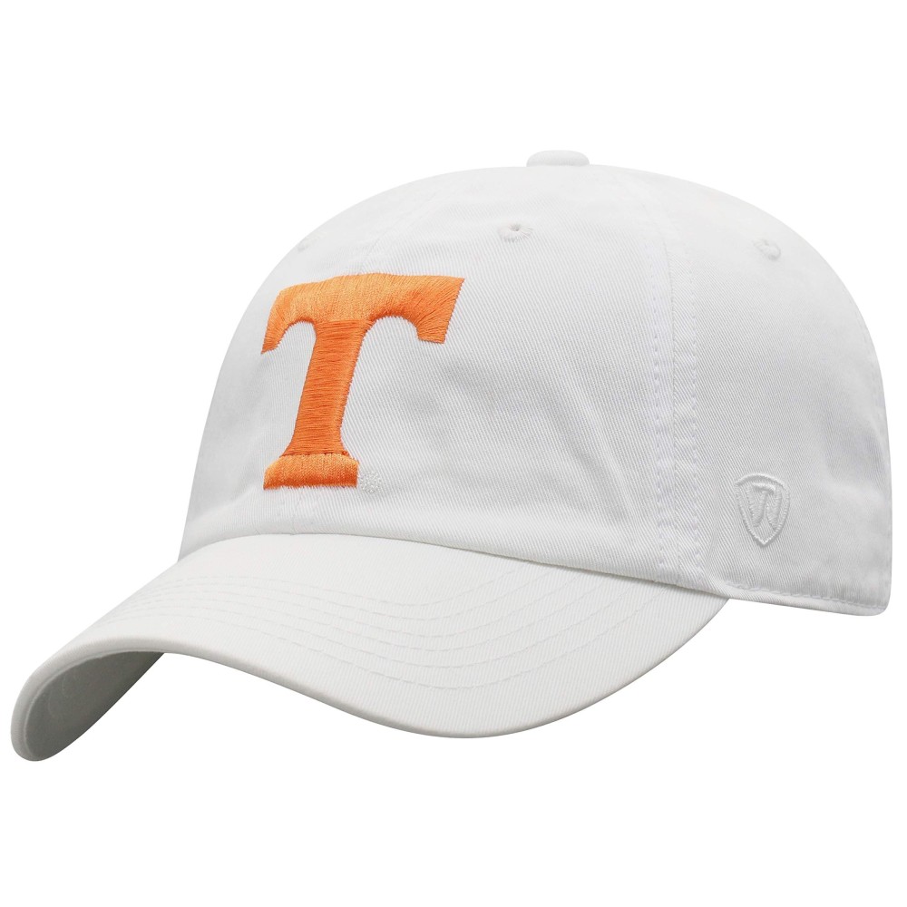 Top Of The World Tennessee Volunteers Mens Adjustable, One Size Relaxed Fit White Icon Hat, Adjustable, One Size